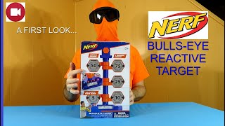 Nerf Target Nerf BullsEye Target  REVIEW [upl. by Arrec]