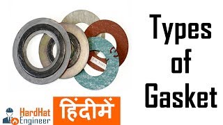 Types of Pipe Gaskets In Hindi हिंदी में  Spiral Wound Gasket  RTJ Gasket CNAF Gaskets [upl. by Danika]