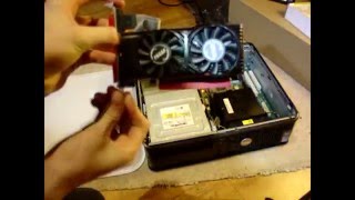 Optiplex 760 to Gaming PC  Installing My New Graphics Card [upl. by Mehta474]