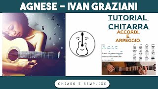 Agnese Ivan Graziani  Tutorial Chitarra Accordi [upl. by Rossie547]