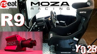 MOZA RACING quotR9quot My New Direct Drive Wheel Base • UnboxingReview  Yo2B Production [upl. by Kiraa]