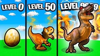 HIGHEST DINOSAUR EVOLUTION UNLOCKED  Roblox Bite Size [upl. by Nimesay]