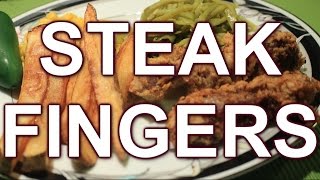 Easy Chicken Fried Steak Fingers  YUMMY [upl. by Boynton]