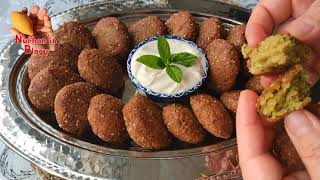 Vejeteryan köftesi Falafel Nohut köftesi ve tahin sosu 💯 Orijinal Falafel nasıl yapılır 👌 [upl. by Uri]