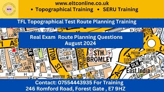 REAL Exam Route Planning Questions EXPOSED  TFL Topographical Training  Topographical Test 2024 [upl. by Judd]