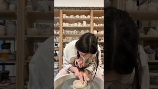 get ready with me for my pottery throwing class  asmr edition 🧸 🪞✨ asmr grwm [upl. by Gualterio]