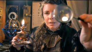 Steampunk Cranial Nerve Exam  ASMR Roleplay medical nose eye face amp ear exam soft spoken [upl. by Akemak]