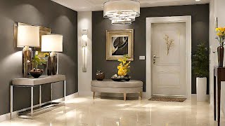 Best 100 Modern Hall Decorating Ideas 2024 Entrance Foyer Designs Home Interior Wall Decor Ideas [upl. by Sobmalarah532]