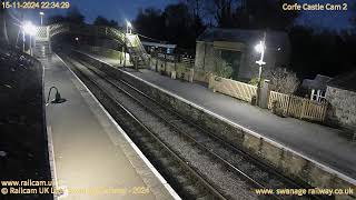 Corfe Castle Station Cam2  Swanage Railway  Railcam UK [upl. by Thorndike]