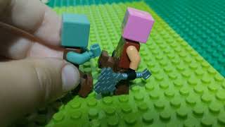 lego stop motion Minecraft [upl. by Sitnerp]