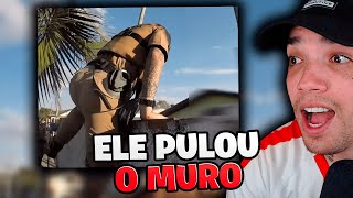 POLICIAL PULOU O MURO PRA BUSCAR O SUSPEITO [upl. by Burkhart833]