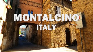 Montalcino Italy  Driving Tour 4K [upl. by Lupiv]