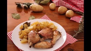 Pollo al forno con patate [upl. by Mozes910]