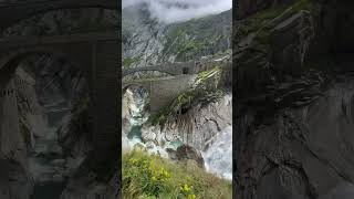 Andermatt Switzerland 🇨🇭 one of the most beautiful drives the San Gottardo pass in switzerland [upl. by Gnat]