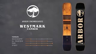 Arbor Snowboards  2018 Product Profiles  Westmark Camber Frank April Edt [upl. by Weisbart298]