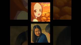 Takagisan Anime and LiveAction Comparison anime [upl. by Armillia]