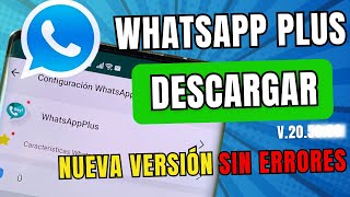 WHATSAPP PLUS 2024 DESCARGAR la ÚLTIMA VERSIÓN ¡RÁPIDO y FÁCIL ✅ [upl. by Talbert]