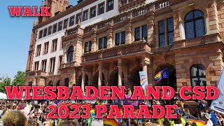 Wiesbaden Walk and CSD Pride Parade 2023 [upl. by Edrei]