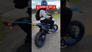 4 Stroke Sound 🔥 Husqvarna FE 501 Supermoto shorts husqvarna 4stroke [upl. by Leakcim]