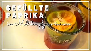 Einrexen im Multi  Dampfgarer  gefüllte Paprika gerykocht [upl. by Lian]