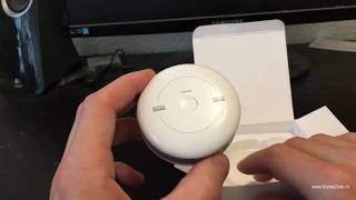 Unboxing en installatie FIBARO Smoke Sensor  Home2Link [upl. by Salakcin]