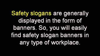 safety slogans [upl. by Elokcin]