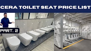 CERA toilet seat price list  best commode toilet in india sanitaryware [upl. by Oira]