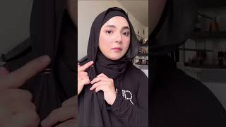 Hijab tutorial with earrings ✨ hijabtutorial hijabfashion [upl. by Buddy]