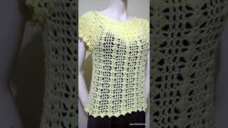 💡 Ideas de lindas blusas a crochet para mujer [upl. by Tabby]