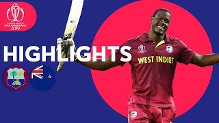 Amazing Brathwaite 100  West Indies v New Zealand  Match Highlights  ICC Cricket World Cup 2019 [upl. by Nitas]