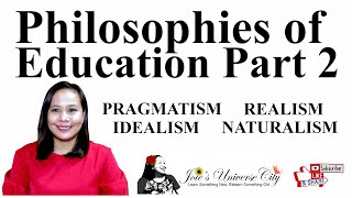 Philosophies Of Education And Their Implications To Teaching And Learning  Joies Universe City [upl. by Onidranreb]