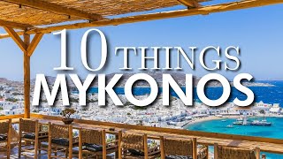 Top 10 Things to Do in Mykonos Greece [upl. by Castora]