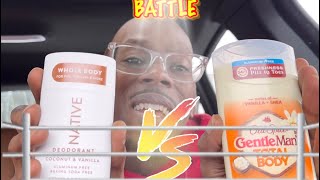 Old spice vs Native deodorant  Total Body Battle [upl. by Aztiram351]