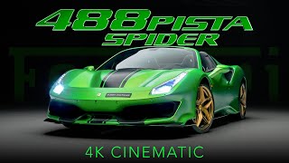 One of the FASTEST Ferrari in the World  488 Pista Spider  4K [upl. by Ehav]