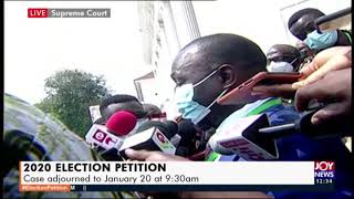 Live 2020 Election Petition Case adjournment to January 20 at 930am  Joy News Today 19121 [upl. by Varhol]