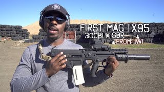 FIRST MAG REVIEW IWI X95 300BLK SBR [upl. by Anastos]