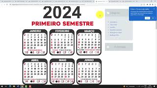 CALENDÁRIO 2024 COM FOTO PERSONALIZADO I TUTORIAL GRATUITO NO CANVA I CALENDÁRIO SAIBA COMO FAZER [upl. by Nnarefinnej520]