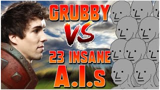 FACING 23 INSANE AIs  WC3  Grubby [upl. by Ytte]