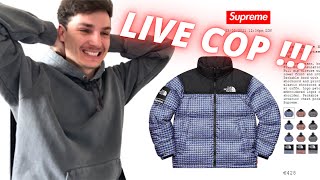 LIVE COP SUPREME THE NORTH FACE SS21 [upl. by Aissatsana]