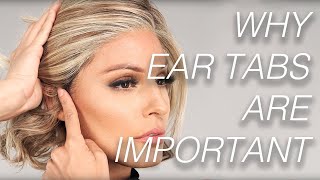 Why Ear Tabs Are Important on Wigs  Wigs 101 [upl. by Hephzibah]