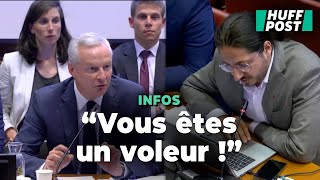 À lAssemblée nationale Bruno Le Maire le RN et LFI règlent leurs comptes en pleine commission [upl. by Aihsela]