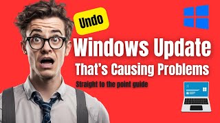 Step By Step Guide to Uninstall Windows Update [upl. by Kuska916]