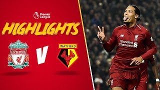 Manes cheeky backheel finish  Liverpool 50 Watford  Highlights [upl. by Ayana]