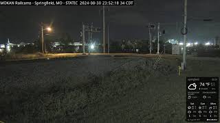 MOKAN Railcams Springfield Missouri BNSF Thayer North Subdivision MP 20470 RECURRENT STREAM [upl. by Ikaz890]