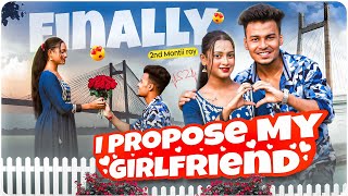 Finally  I Propose My Girlfriend 😍2nd Monti Roy😜 প্রিন্সেপ ঘাটের সবার সামনে প্রপোজ করলাম 😱 [upl. by Nared]