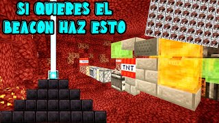 🟥 MAQUINA para ENCONTRAR Netherite ⬛ AFK granja netherite MINECRAFT 116 🟩🟨🟥 [upl. by Ahto764]