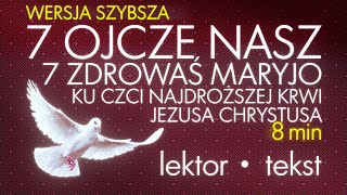 7 Ojcze Nasz i 7 Zdrowaś Maryjo ku czci Najdroższej Krwi Pana Jezusa [upl. by Rennoc]