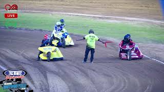 Australian Sidecar Titles Heats 23 April 2021 [upl. by Atiluj]