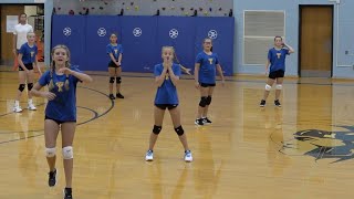 Riverside at Triton  6th Grade Girls Volleyball 🏐 972021 [upl. by Jenelle]