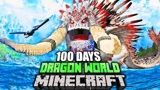 I Survived 100 Days in a MYSTICAL DRAGON WORLD in Minecraft FULL MOVIE [upl. by Uwkuhceki]